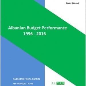 Albanian budget performance 1996 - 2016