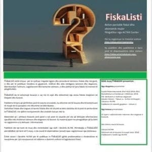 Fiskalisti - Volumi 1, Numri 2, 2018