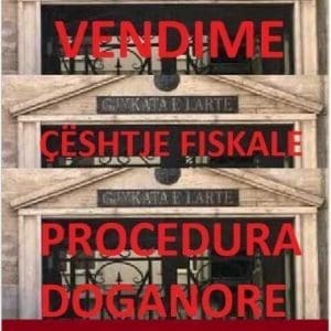 Vendime GJ.L. volumi 5-2016 - Procedura doganore