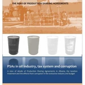 PSAs in oil industry, tax system and corruption