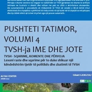 Pushteti tatimor, Volumi 4 – Tvsh-ja ime dhe jote