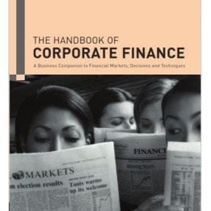Handbook of Corporate finance