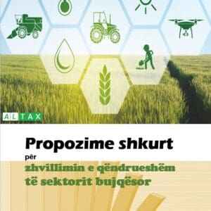 Propozime shkurt për  zhvillimin e qëndrueshëm të sektorit bujqësor
