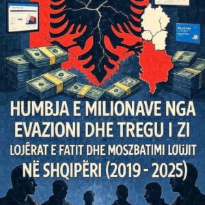 HUMBJA E MILIONAVE NGA EVAZIONI DHE TREGU I ZI NË LOJËRAT E FATIT DHE MOSZBATIMI I LIGJIT NË SHQIPËRI (2019 - 2025)