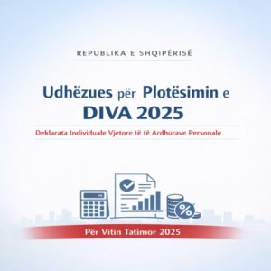 UDHËZUES I PLOTË PËR PLOTËSIMIN E DIVA 2025