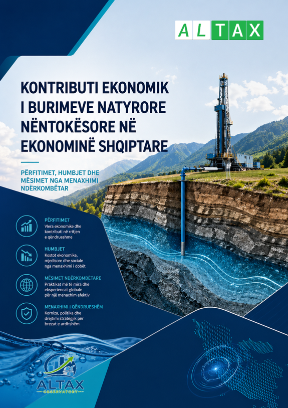 Kontributi ekonomik i burimeve natyrore nëntokësore në ekonominë shqiptare