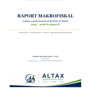 Analiza e performancës së Buxhetit të Shtetit 2025 – 2026 (6 mujori I)