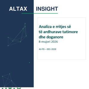 Analiza e rritjes së të ardhurave tatimore dhe doganore në 8-mujorin 2026
